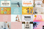 200+ Handlettered Font Bundle – Handwritten & Calligraphy Fonts