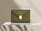 The Olive Letter Wedding Website Template | Instant Download