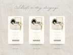 The Sage Reverie Save the Date Website Template Instant Download