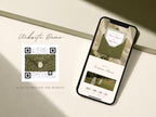 The Olive Letter Wedding Website Template | Instant Download