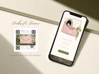 Save the Date Website Template | Blush & Sage Digital Invitation with RSVP | Instant Download