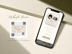 Pearl & Ivory Save the Date Website Template | Digital Wedding Invitation with RSVP | Instant Download
