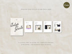 Brown and Ivory Save the Date Website Template | Digital Download