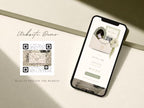 The Sage Reverie Save the Date Website Template Instant Download