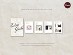 Burgundy Save the Date Website Template | Digital Wedding Invitation with RSVP | Instant Download