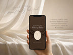 Brown and Ivory Save the Date Website Template | Digital Download