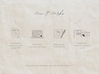 Burgundy Save the Date Website Template | Digital Wedding Invitation with RSVP | Instant Download