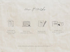 The Olive Letter Wedding Website Template | Instant Download