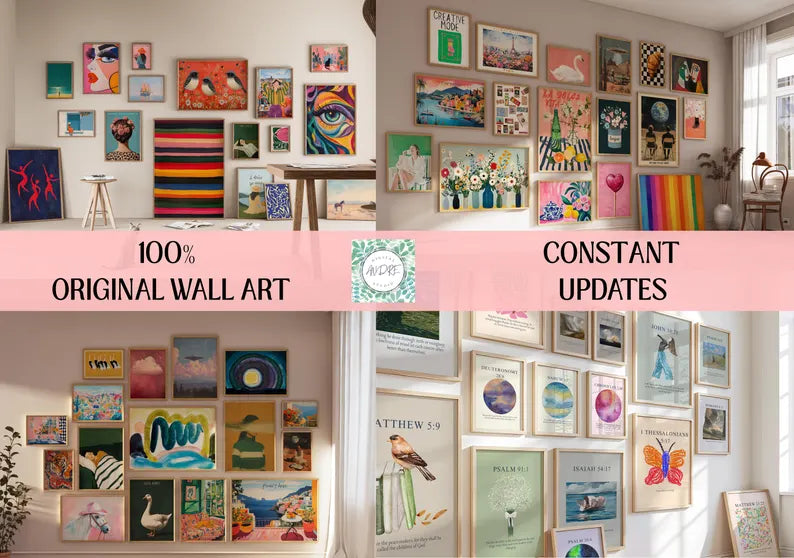20,000+ Gallery Wall Art Prints – Retro Vintage Posters Bundle
