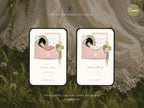 Save the Date Website Template | Blush & Sage Digital Invitation with RSVP | Instant Download