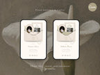 Pearl & Ivory Save the Date Website Template | Digital Wedding Invitation with RSVP | Instant Download