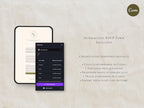 The Olive Letter Wedding Website Template | Instant Download