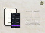 The Sage Reverie Save the Date Website Template Instant Download