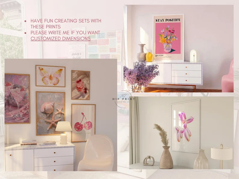 Eclectic Gallery Wall Set, 3000+ Trendy Prints (Digital Download)