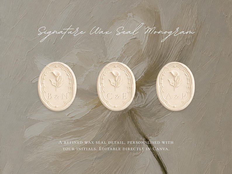 Brown and Ivory Save the Date Website Template | Digital Download
