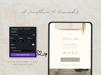 The Sage Reverie Save the Date Website Template Instant Download