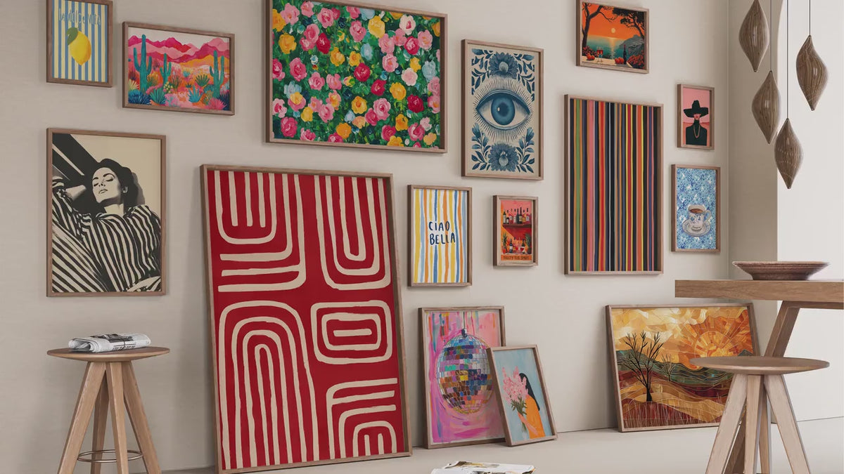 20,000+ Gallery Wall Art Prints – Retro Vintage Posters Bundle