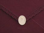 Burgundy Save the Date Website Template | Digital Wedding Invitation with RSVP | Instant Download